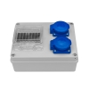 R-BOX 190 ROZDZIELNIA BUDOWLANA 4S 2X 230V + OKIENKO INSPEKCYJNE IP44