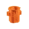 S 60GF PUSZKA INSTALACYJNA PT 1X FI60 80MM EKSTRAGŁĘBOKA SZEREGOWA POMARAŃCZOWY