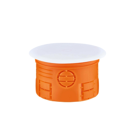 Z 70KF PUSZKA INSTALACYJNA PT 1X FI70 50MM Z DEKLEM POMARAŃCZOWY