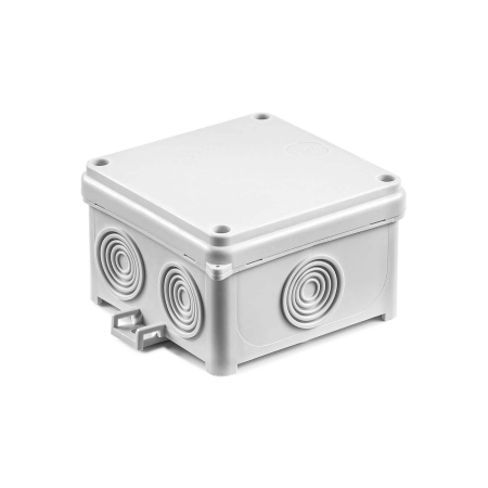 N 80X80F PUSZKA INSTALACYJNA NT 83X83X53MM IP54 Z DŁAWICAMI SZARY