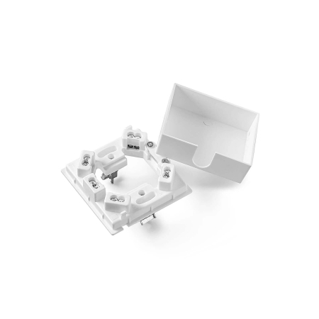 HAD01 PUSZKA INSTALACYJNA NT 80X80X25 DO KUCHENEK Z 5 ZAC. 6MM2 BIAŁY ( dawny 83185006)