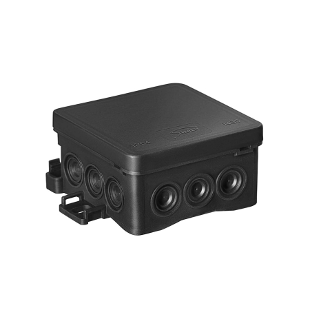 NS5 PUSZKA INSTALACYJNA NT 75X75X40 IP54 FASTBOX CZARNY