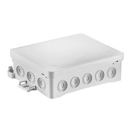 NS9 PUSZKA INSTALACYJNA NAŚCIENNA 90X40X135 SZARY Z MOŻLIWOŚCIĄ ZASTOSOWANIA HAKA HNS, FAS