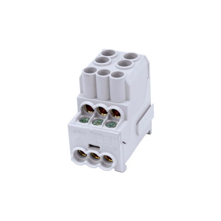 SDB 100 SZARY SDB 100 BLOK ROZDZIELCZY - DYSTRYBUCYJNY AL/CU 80010 SIMBLOCK SZARY|NAPIĘCIE ZNAMIONOW