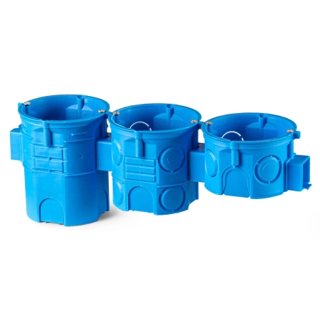 S 60D PUSZKA INSTALACYJNA PT 1X FI60 61MM GŁĘBOKA SZEREGOWA NIEBIESKI