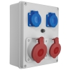 R-BOX 240 ROZDZIELNIA BUDOWLANA 2X 230V 1X 16A/5P 1X 32A/5P IP44