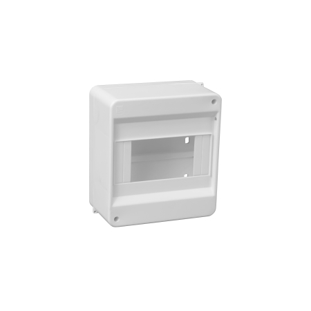 S-6 ROZDZIELNIA PLASTIKOWA NT 6M 1X 6M N+PE IP40 140X130X66 BEZ DRZWI BIAŁY