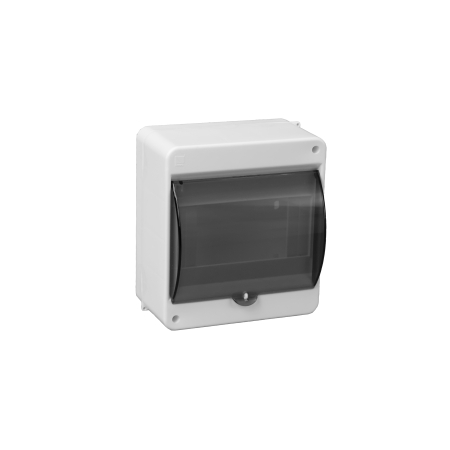 S-6 ROZDZIELNIA PLASTIKOWA NT 6M 1X 6M N+PE IP40 140X130X66 DRZWI DYMNE BIAŁY