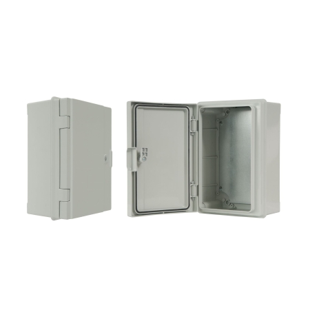 C.1600 OBUDOWA PLASTIKOWA NT 311X221X137 IP65 IK10 DRZWI PEŁNE Z PŁYTĄ SZARY