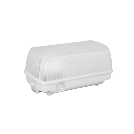 SEZAR BIAŁY MAT/ MLECZNY OPRAWA KANAŁOWA 1X E27/ 60W IP44