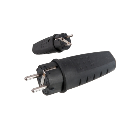 WTYCZKA PRZENOŚNA 1F GUMOWA 250V, 16A, IP 44 LUX